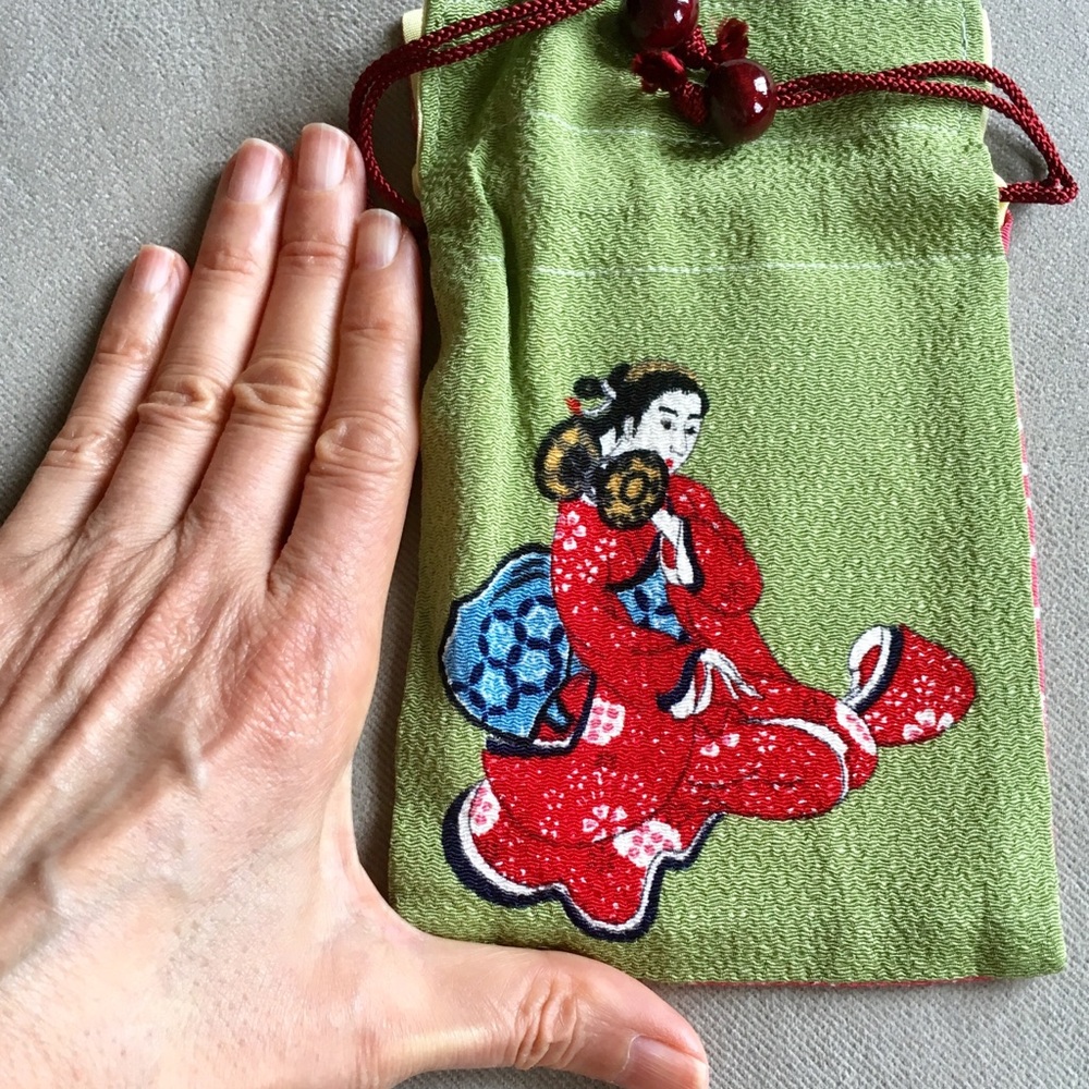 Japanese Geisha Drawstring Bag - Picture 5 of 8
